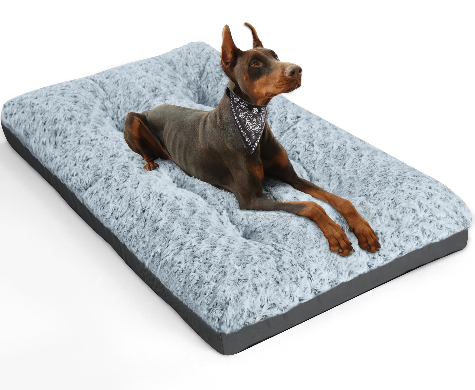 Comfort and Support: The Grey Dog Bed for Large Dogs插图3