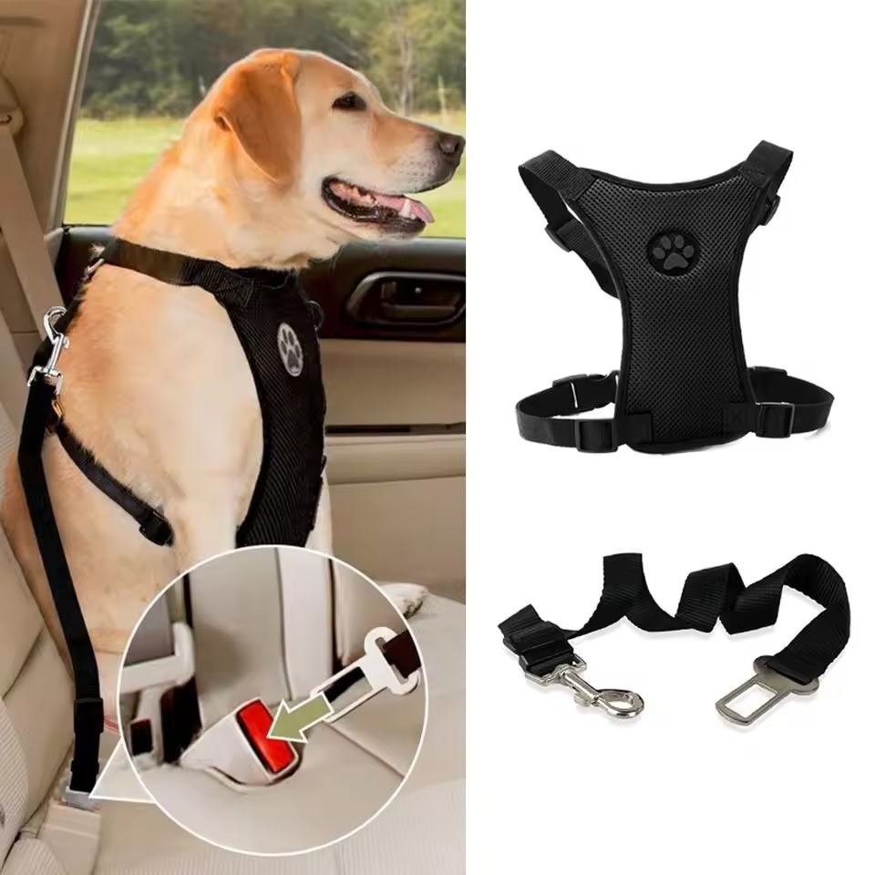 dog seat belt harness