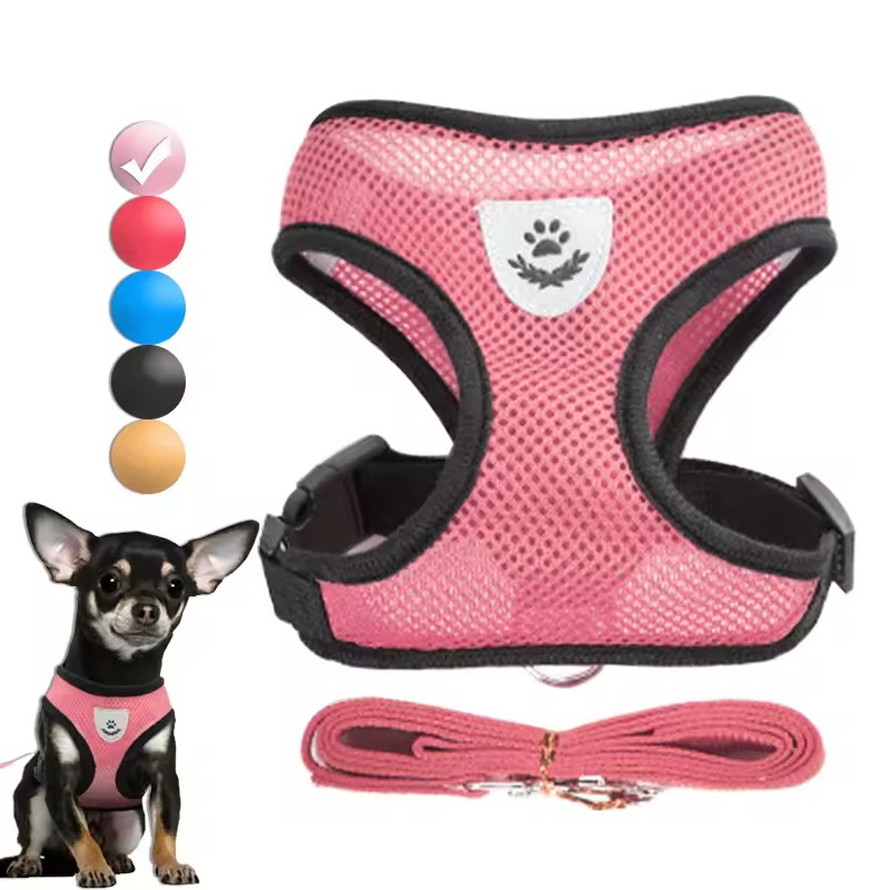 dog harness and leash set