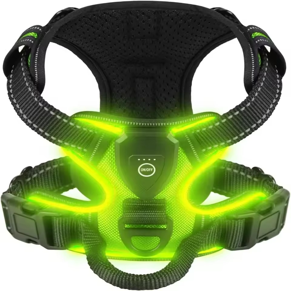 light up dog harness